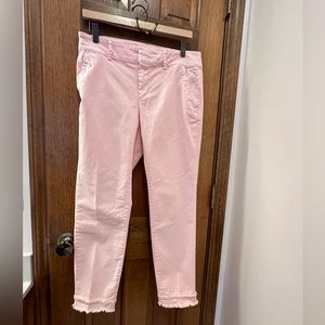 LOFT LIGHT PEACH ANKLE PANTS SIZE 6